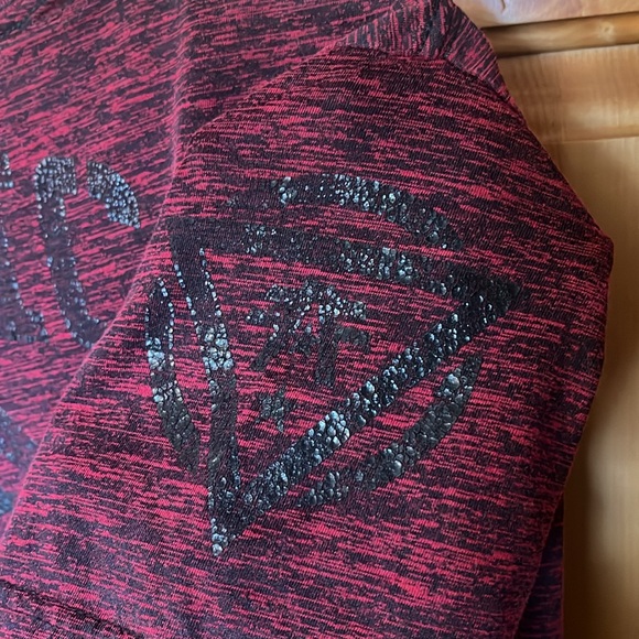 Crimson Red American Fighter T Shirt - Picture 9 of 11